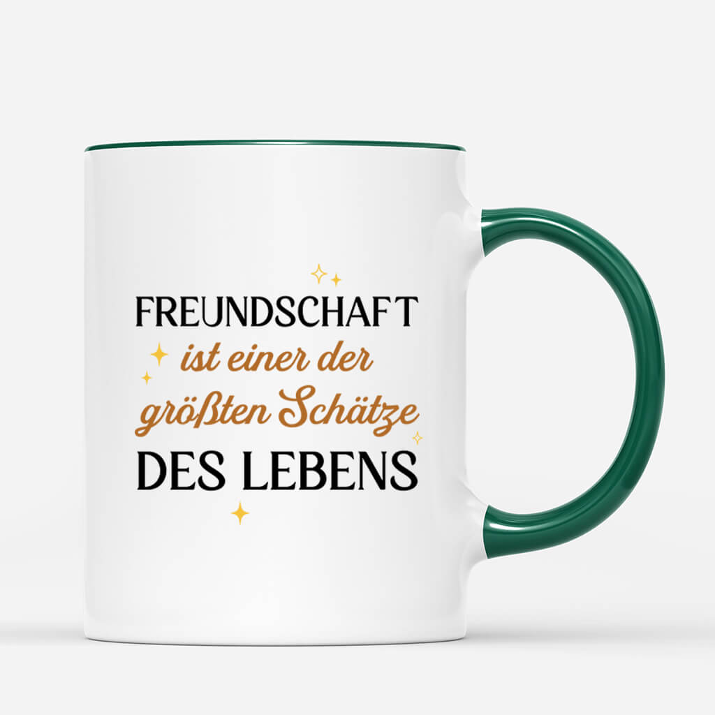 3642MGE3 freundschaft ist einer der grossten schatze des lebens  personalisierte tasse fur beste freunde
