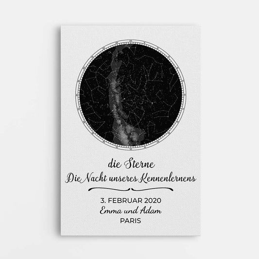 3684CGE1 die nacht unseres kennenlernens  perrsonalisierte leinwand fur paare zum jahrestag