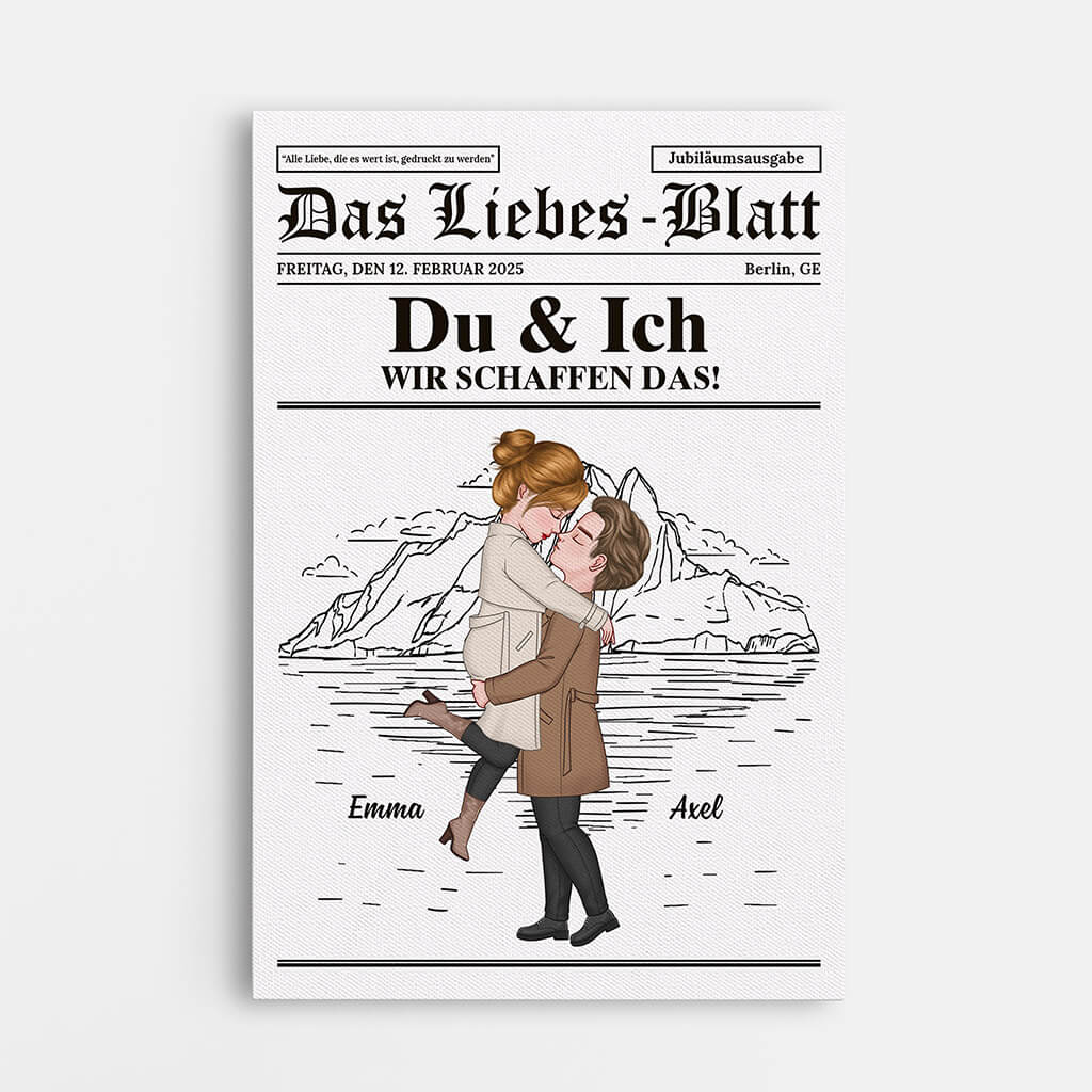 3701CGE1 alle liebe die es wert ist gedruckt zu werden  personalisierte leinwand fur paare zum jahrestag