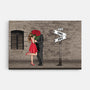 3729CGE1 strasse im vintage look  romantische leinwand fur paare personalisiert