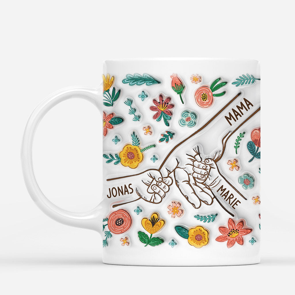 3755MGE2 mama kinder wenige blumen  personalisierte tasse mit 3d inflated effekt fur mamas 3755M5I5A_2ec72919 7453 4cd3 868b 6dc87744fca8