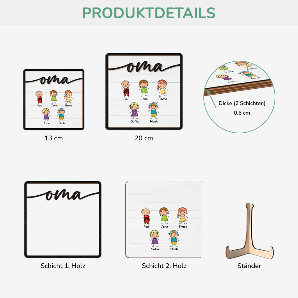 3770QGE3 oma strichmannchen holztafel personalisiert omas 3770Q5I5A