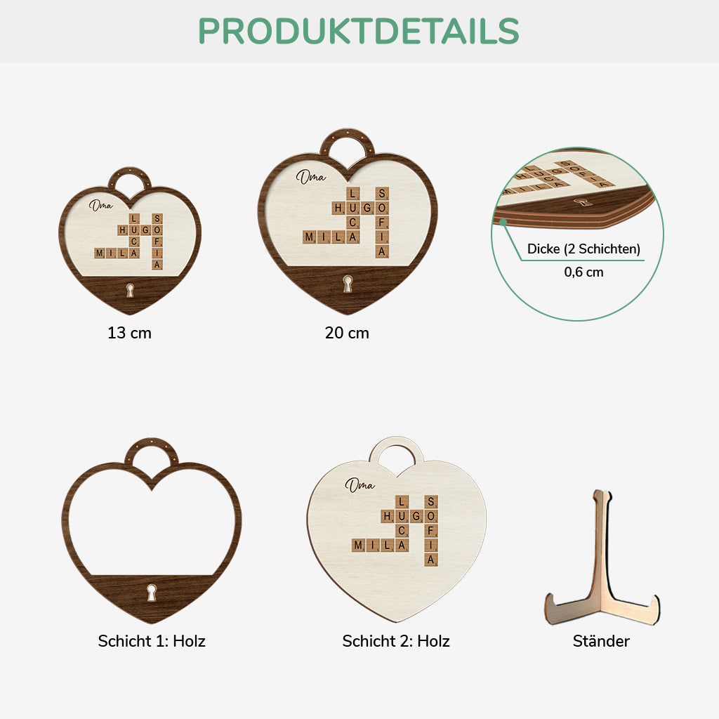 3790QGE3 oma personalisierte kreuzwortratsel holztafel 3790Q5L5A