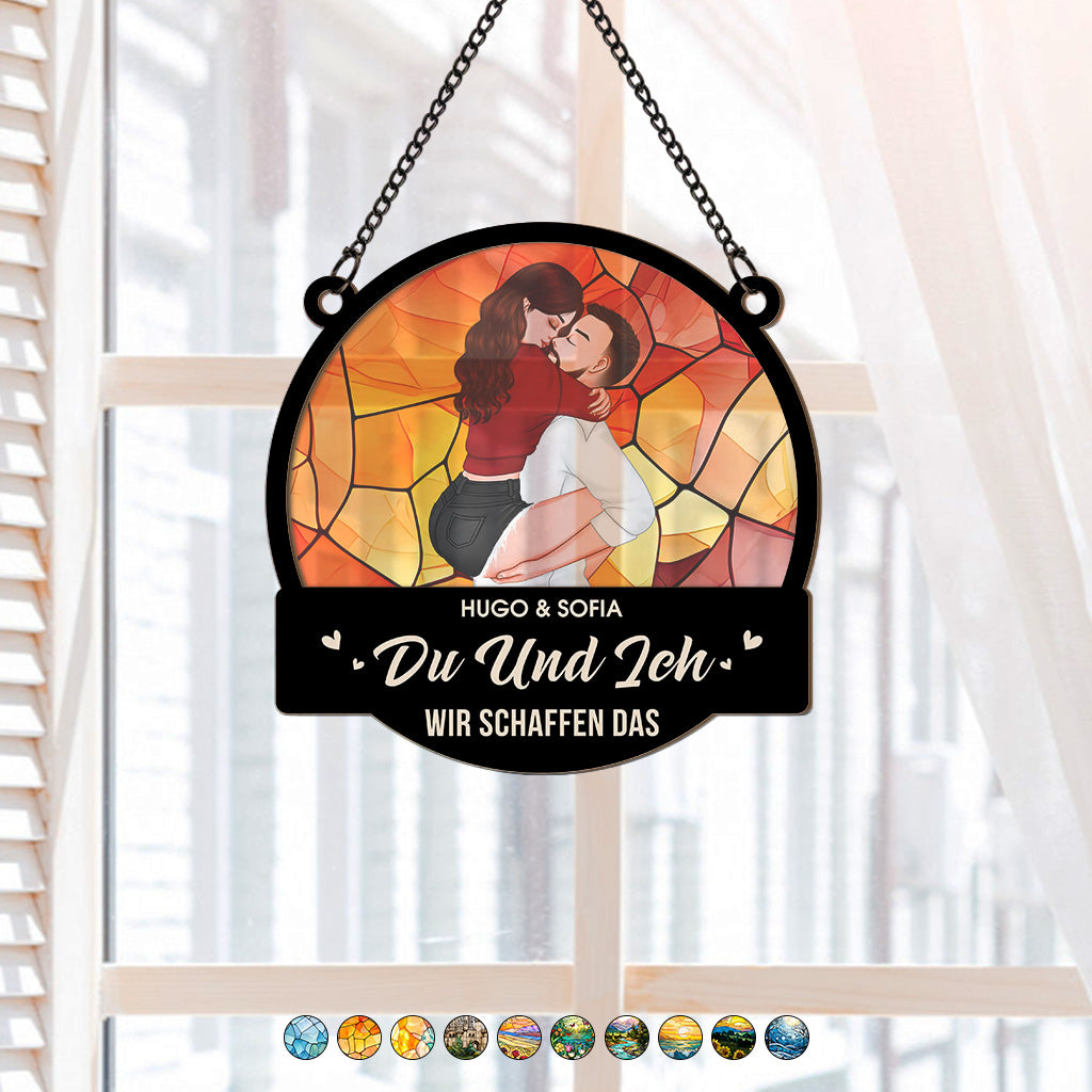 3797UGE2 du und ich wir schaffen alles sonnenfanger personalisiert paar 3797U5E7G