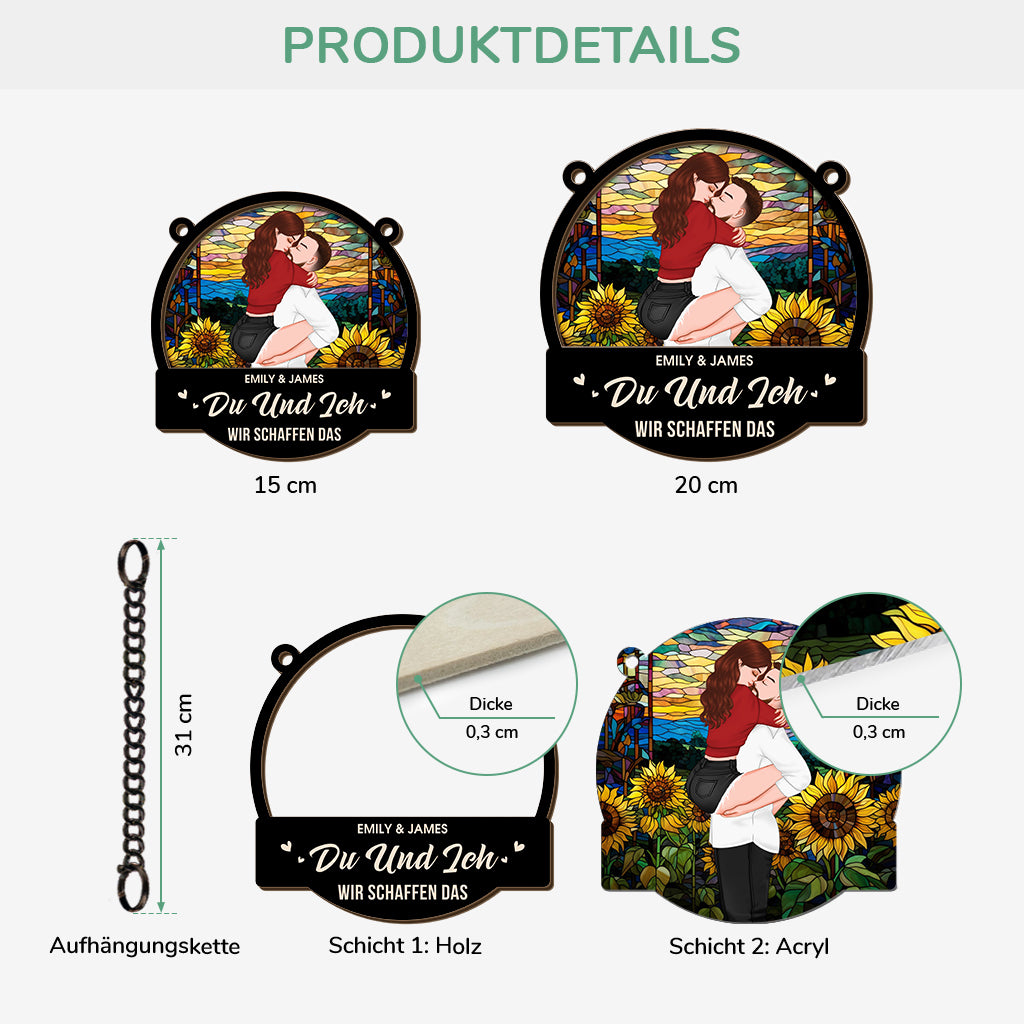 3797UGE3 du und ich wir schaffen alles sonnenfanger personalisiert paar 3797U5E7G