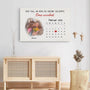 3814CGE3 der tag an dem du meine geliebte oma wurdest kalender  personalisierte leinwand fur omas mit foto 3814CTE5A