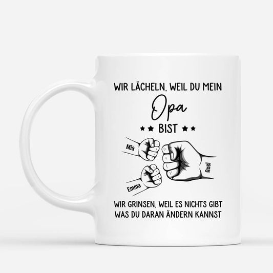 3824MGE1 ich lachle weil du mein papa bist  personalisierte tasse fur papas 3824M6H5B