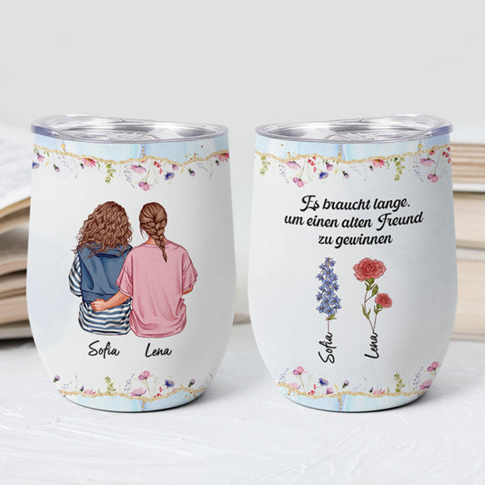 3842TGE2 es braucht lange um einen alten freund zu gewinnen personalisierter weinbecher fur freunde 3842T3NL5G_b422d916 2323 4c15 a65a dbd9e61d994f