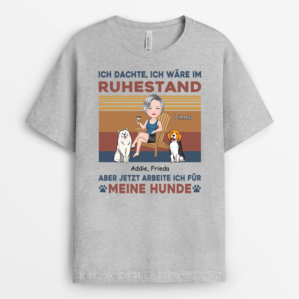 3845AGE1 aber jetzt arbeite ich fur meine hunde lustiges t shirt fur hundebesitzer personalisiert 3845AT40C