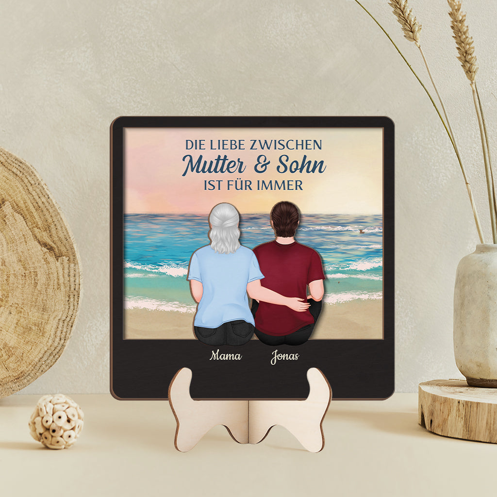 3864QGE2 die liebe zwischen   ist fur immer personalisierte holztafel fur omas mamas 3864QKI7A