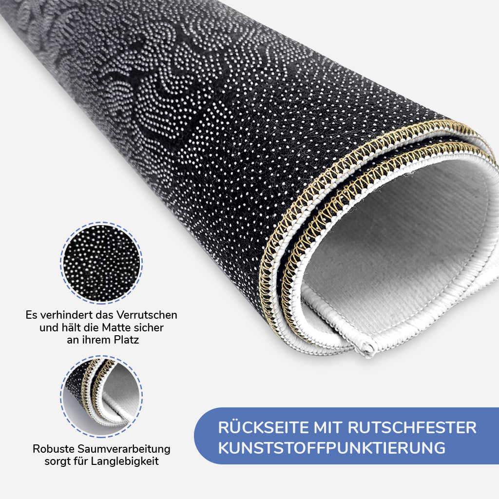 3885DGE3 wir regieren das haus hunde 3d personalisierte fussmatte fur hundeliebhaber 3885D6M5C