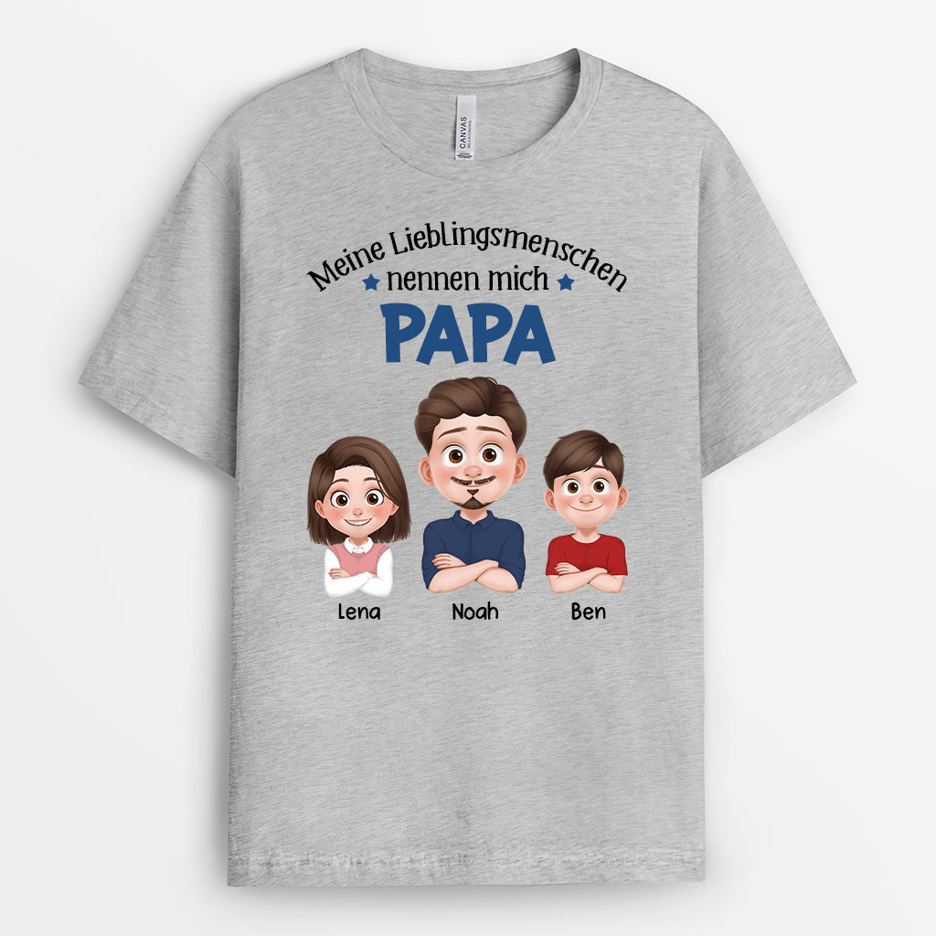 3890AGE2 3d druck effekt mein lieblingsmensch nennt mich mama cartoon personalisiertes t shirt fur mamas 3890A6L0A