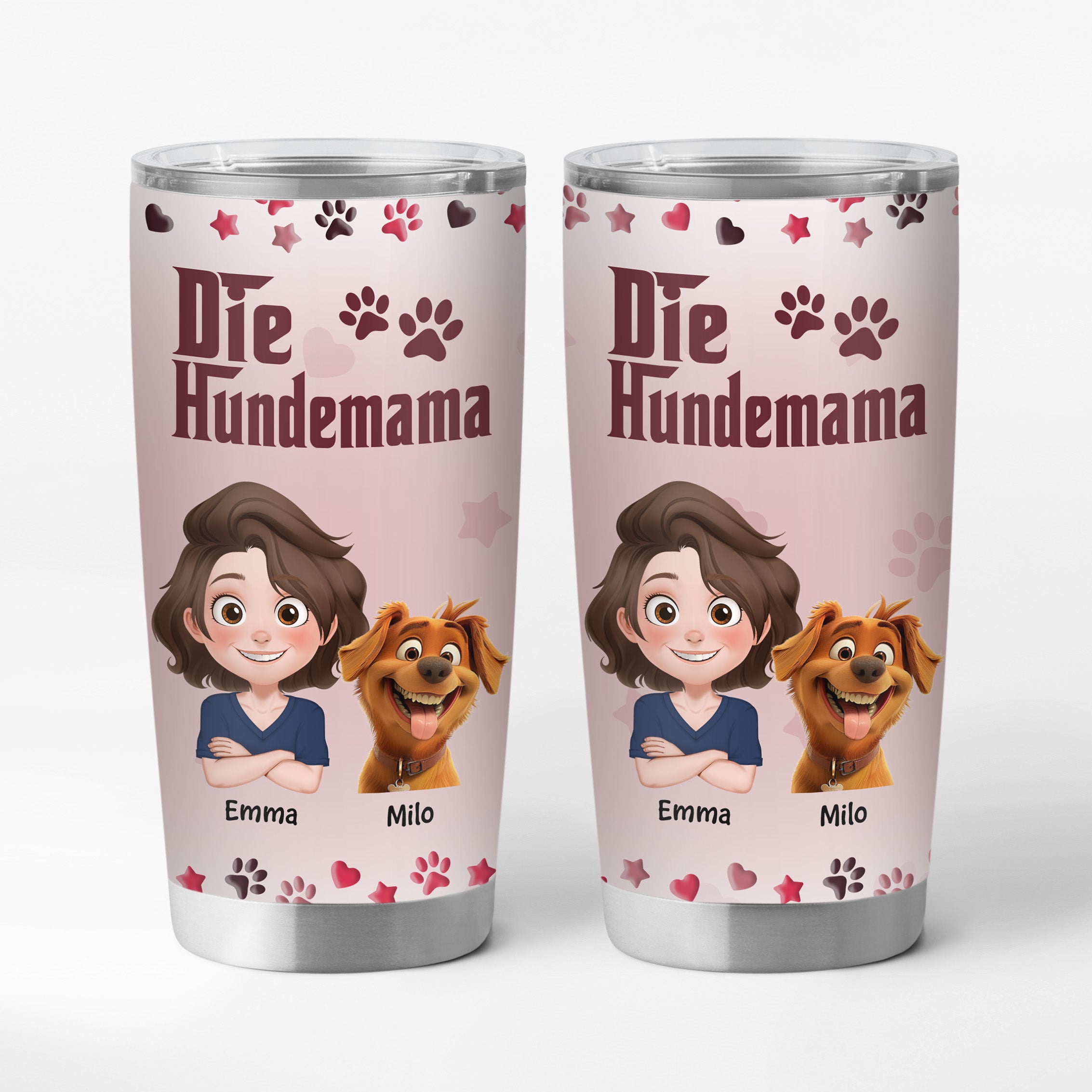 3908TGE2 der hundepapa personalisierter thermobecher 590ml fur hundepapa cartoon 3908TKQ0C