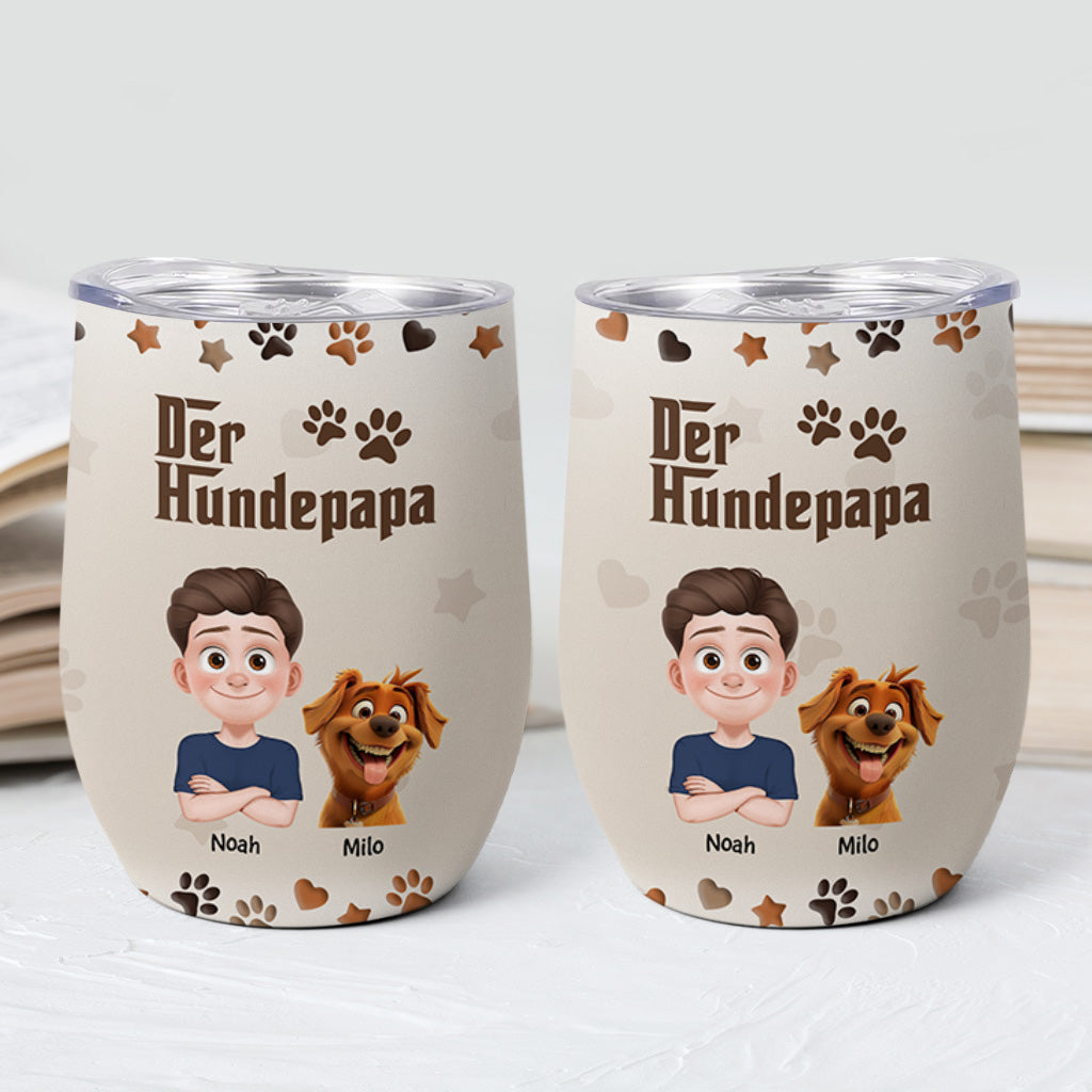 3908TGE2 die hundemama personalisierter thermobecher 355ml fur hundemama cartoon 3908TQ0C