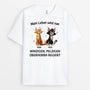 3921AGE1 mein leben wird von winzigen pelzigen oberherren regiert lustiges t shirt katze personalisiert 3921A5K5C