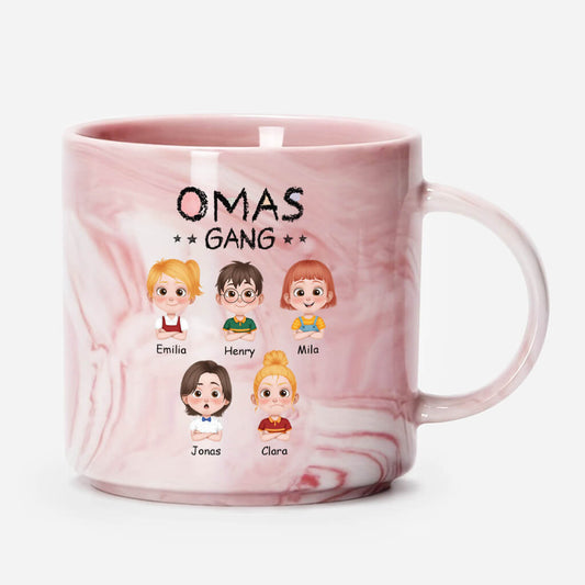 3943MGE1 cartoon buntstifte omas mamas gang personalisierte marmor tasse fur omas mamas 3943M5T0A