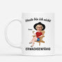 3945MGE1 heute bin ich nicht erwachsenfahig lustige tasse fur frauen mit gesicht personalisiert 3945MKK0A
