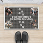 3947DGE2 ab hier haben die katzen das sagen personalisiertes geschenk  katzen fussmatte 3947DKI5D