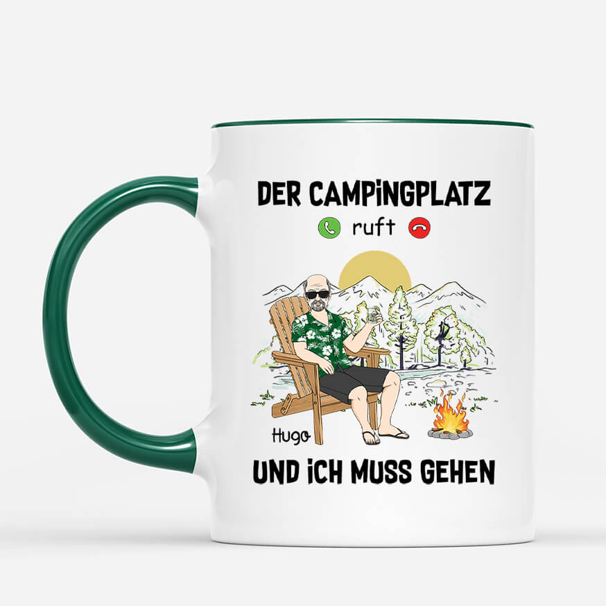 3984MGE2 der campingplatz ruft und ich muss gehen personalisierte camping tasse fur frauen 3984M6M8C