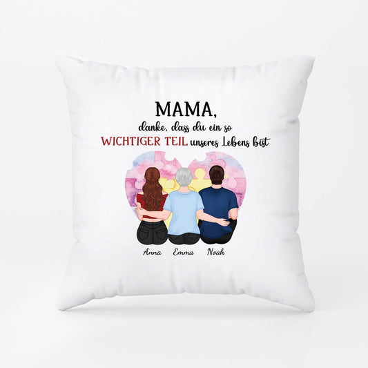 3985PGE1 danke dass du ein so wichtiger teil unseres lebens bist personalisiertes kissen fur mamas 3985P648A