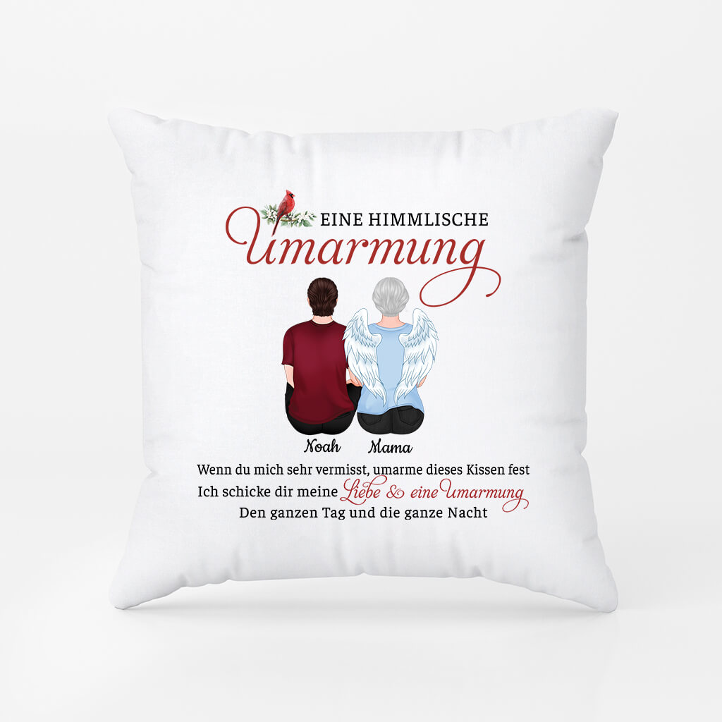 3986PGE2 eine umarmung aus dem himmel personalisiertes kissen fur mamas zur erinnerung 3986P648A