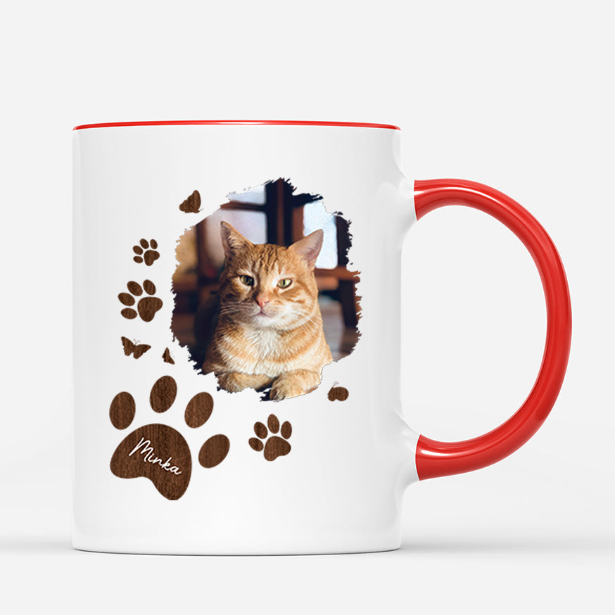 3988MGE3 ich bin immer in deinem herzen personalisierte haustier tasse zur erinnerung mit foto 3988MTM5C