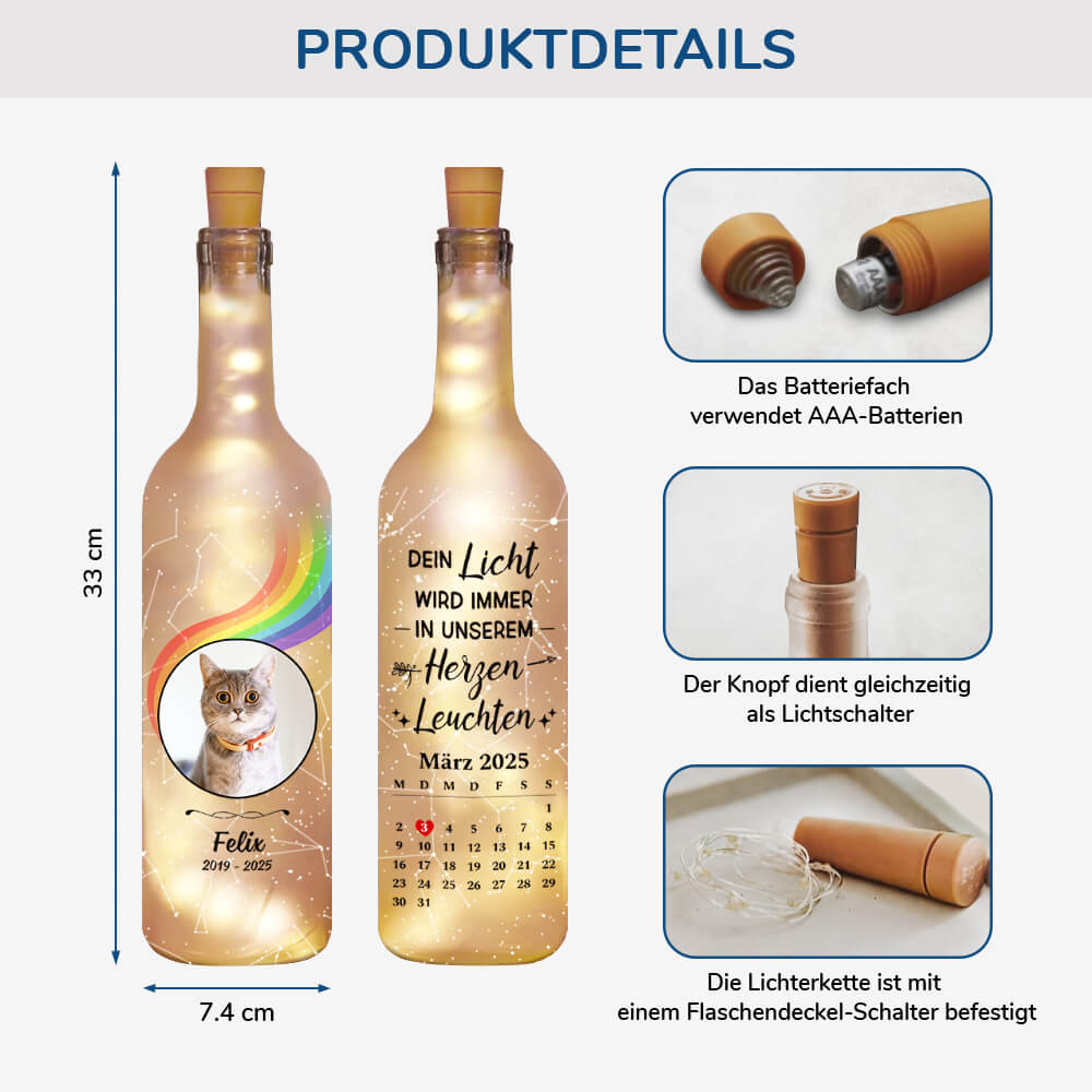 3997LGE2 dein licht wird immer in meinem herzen leuchten foto kalender personalisiertes flaschenlicht fur hundeliebhaber zur erinnerung 3997LKK5C_b337f835 7901 4e1e a99f 947460585da1