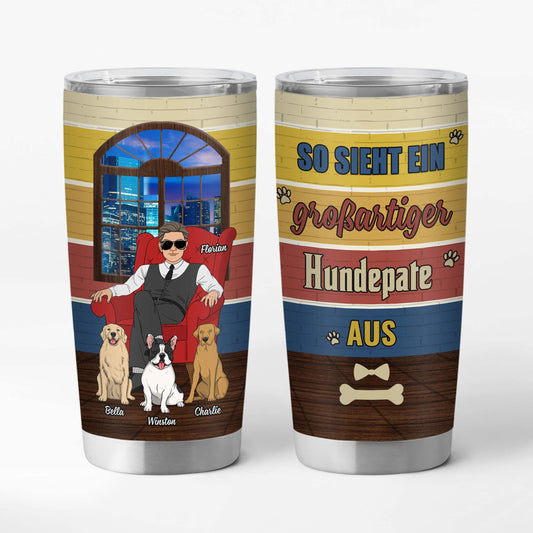 3999TGE1 hundepate personalisierter thermobecher 20oz fur hundebesitzer 3999TKL8C