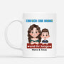 4000MGE1 einfach eine mama und ihr junge personalisierte tasse fur mamas cartoon 4000M3I0A