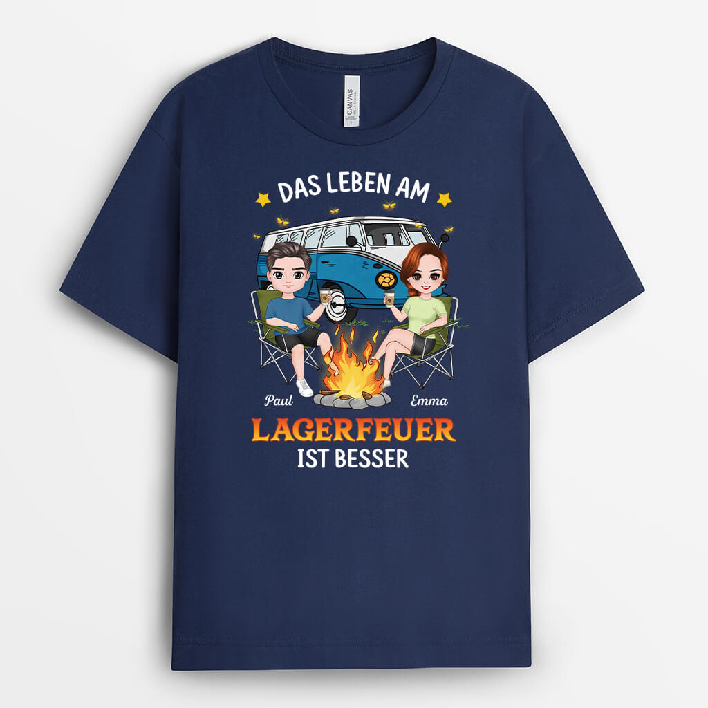4023AGE2 das leben am lagerfeuer ist besser personalisiertes t shirt camping lustig_ 4023A6H0A
