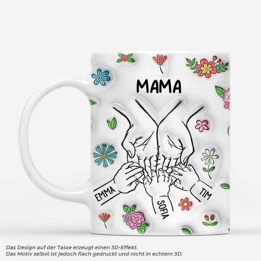4035MGE1 3d druck effekt blumen mama kinder hand in hand mama tasse personalisiert_ 4035M8L5A_97fbef73 e417 4634 bff0 a4ff543b08ea