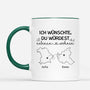 4044MGE2 ich wunschte du wurdest nebenan wohnen karte personalisierte tasse fur freunde 4044M5L3F