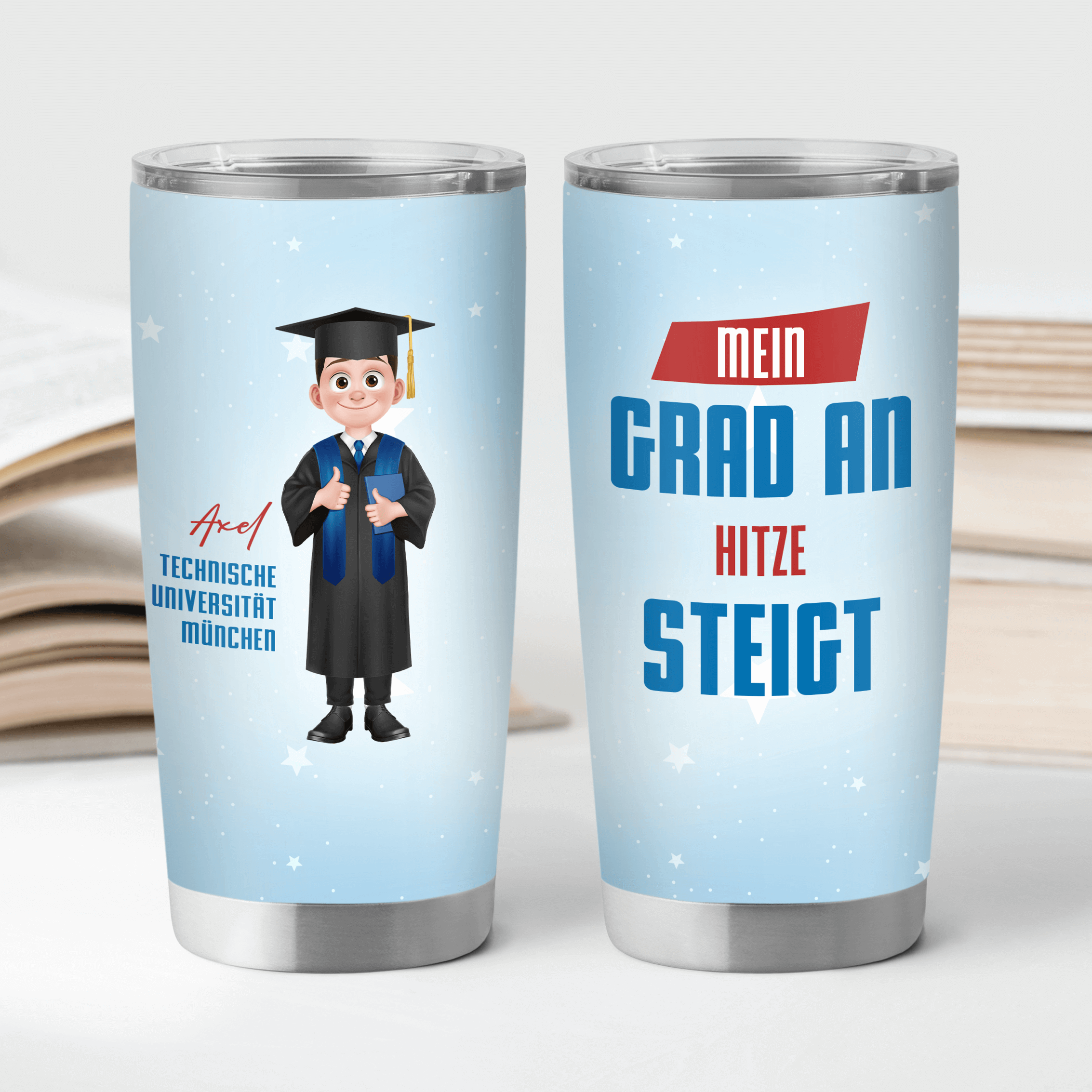 4045TGE2 mein grad an hitze steigt personalisierter thermobecher 20oz fur frauen zur abschlussfeier lustig 4045T5T8A