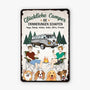 4051EGE1 gluckliche camper die erinnerungen schaffen turschild hund personalisiert_ 4051E840C
