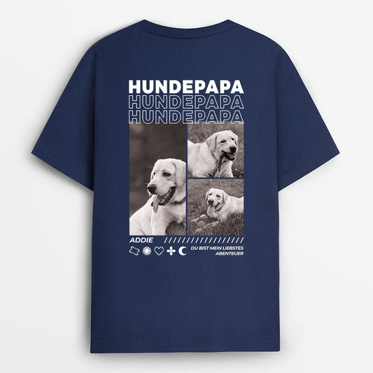 4065AGE1 du bist mein liebstes abenteuer personalisierte hunde t shirts mit foto 4065ATM5C