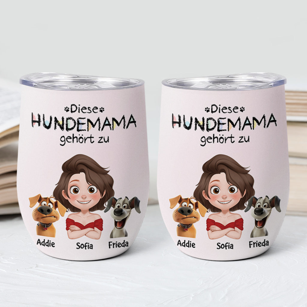 4071TGE2 dieser hundepapa gehort zu personalisierter weinbecher fur hundeliebhaber 4071T8I0C