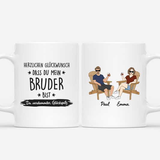 4074MGE1 herzlichen gluckwunsch dass du mein bruder bist lustige tasse fur geschwistern personalisiert 4074M3H8E