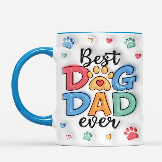 4076MGE2 bester hundepapa aller zeiten high five personalisierte tasse hund_ 4076M