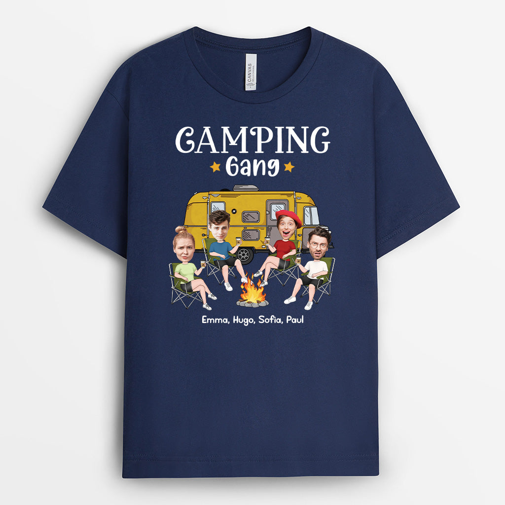 camping lustig Camping-Bande - Personalisiertes Geschenk | T-Shirt Camping Lustig mit