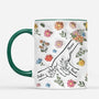 4089MGE2 3d druck effekt mama und kinder blumen personalisierte tasse mama_ 4089MTK5A