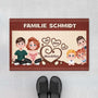 4107DGE1 die familie fussmatte personalisiert familie_ 4107DKT0I