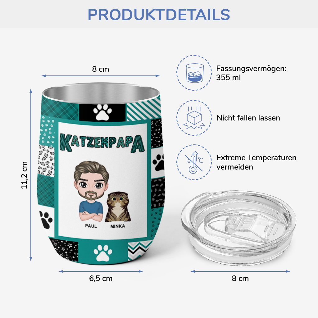 4123TGE3 katzenpapa personalisierter weinbecher fur katzenhalter 4123TTN8D_f4e22075 cc15 44a0 886e 1a0a9d44685d