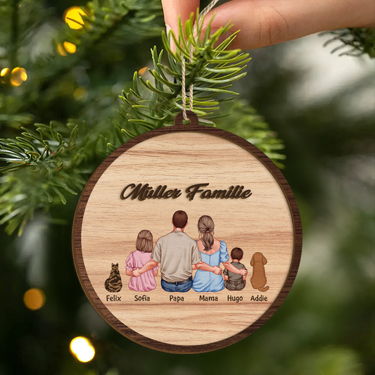 4130OGE2 familie personalisierte 2 schicht holz ornamente weihnachten 4130O6T5A_8eba6d92 5fb2 4d10 9d91 936607fc6cb9