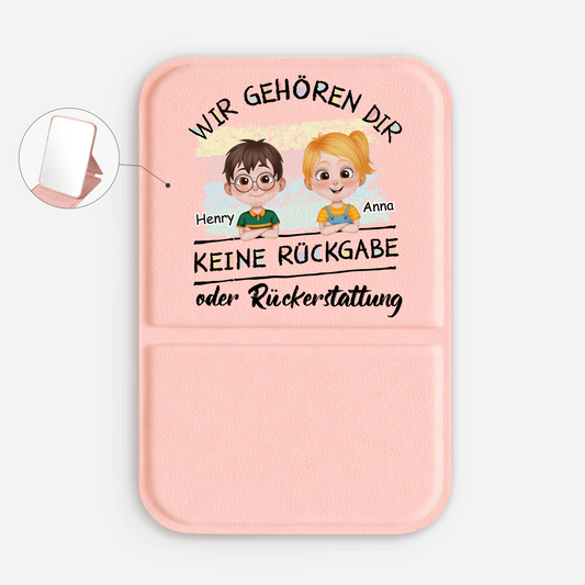 4143AGE1 ich gehore dir keine ruckgabe keine erstattung personalisiertes geschenk  taschenspiegel papamama 4143ajtt5a