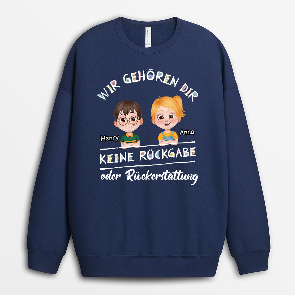 4143WGE2 wir gehoren dir personalisierte sweatshirts_ oma opa schwarz 4143W5L0B