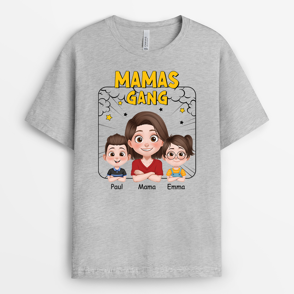 4156AGE2 papas gang comic panel t shirt papa personalisiert_ 4156A3H0A