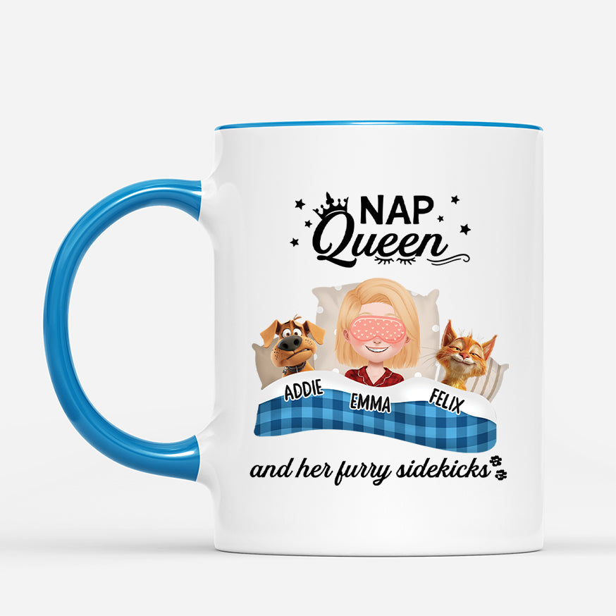 4161MGE2 nap queen katzen tasse personalisiert_ 4161M3M0C