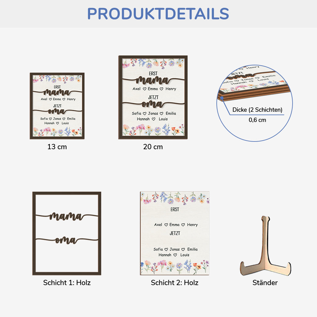 4200QGE3 zuerst mama jetzt oma blumen holztafel personalisiert_ mama 4200Q8I5A