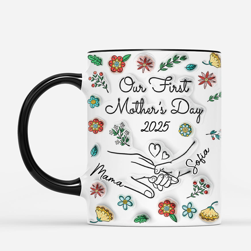 4214MGE2 3d druck effekt unser erster muttertag personalisierte tasse mama_ 4214M3T5A