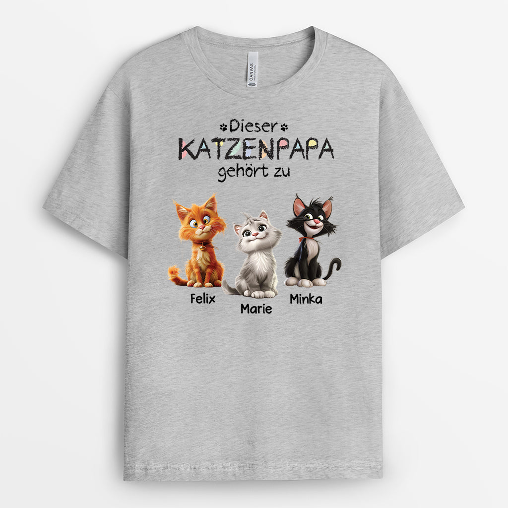 4222AGE2 diese katzenmama gehort zu buntstifte katzen t shirt personalisiert 4222A8Q5D